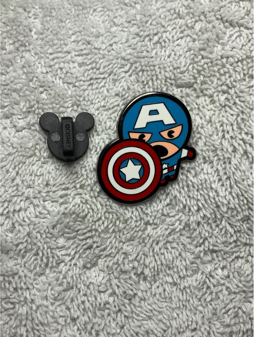 Captain America Kawaii Art Marvel Disney Pin